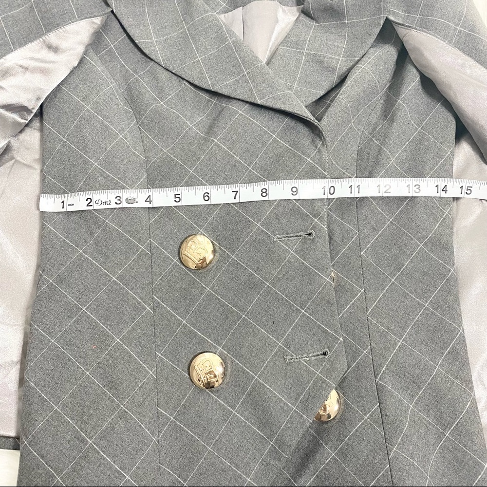 Gray Blazer Cape/Jacket - Picture 3 of 4